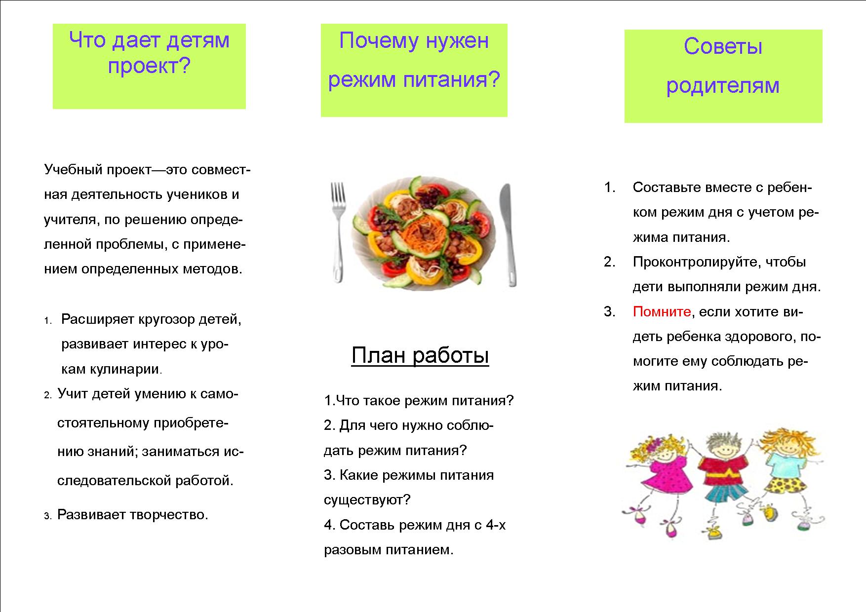 Картинки для буклета правильное питание